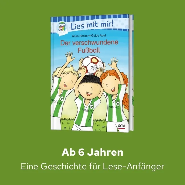 Der verschwundene Fußball - Eine Geschichte für Lese-Anfänger ab 6 Jahren.