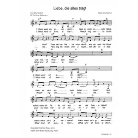 Produktbild des Artikels Liebe, die alles trägt (Noten - Download)