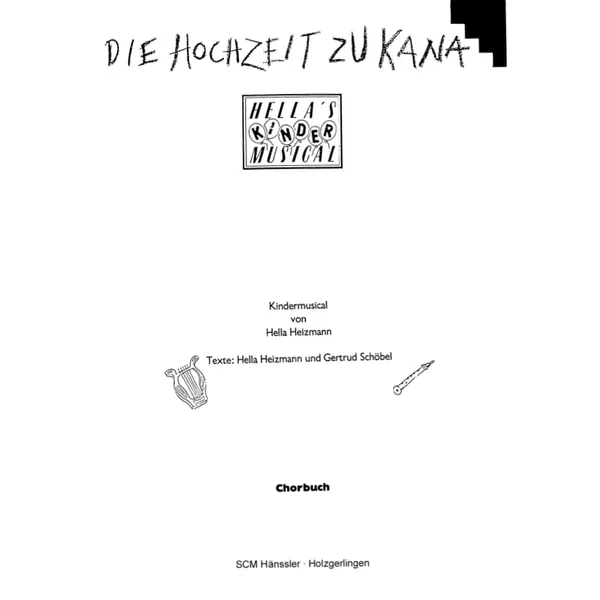 Produktbild des Artikels Die Hochzeit zu Kana Chorpartitur (Noten - Download)