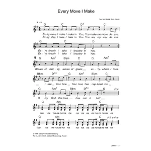 Produktbild des Artikels Every Move I Make (Noten - Download)
