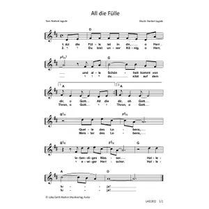 Produktbild des Artikels All die Fülle ist in dir (Noten - Download)