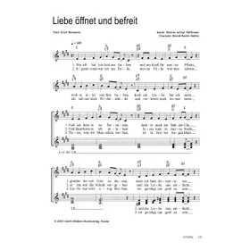 Produktbild des Artikels Liebe öffnet und befreit (Noten - Download)