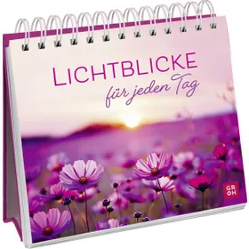 Produktbild des Artikels Lichtblicke für jeden Tag - Aufstellbuch (Buch - Spiralbindung)