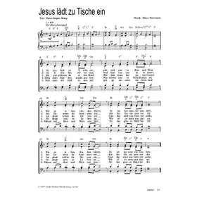 Produktbild des Artikels Jesus lädt zu Tische ein (Noten - Download)
