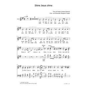Produktbild des Artikels Shine Jesus Shine (Noten - Download)