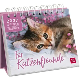 Produktbild des Artikels Für Katzenfreunde 2027 - Mini-Wochenkalender (Kalender - Spiralbindung)