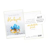 Stimmungsbild zu Doppelkartenset - Hochzeit 5 Stk.
