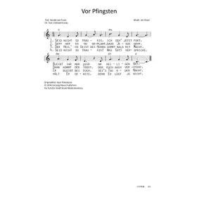 Produktbild des Artikels Vor Pfingsten (Noten - Download)