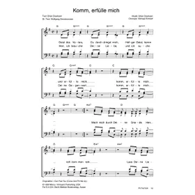 Produktbild des Artikels Komm, erfülle mich (Noten - Download)
