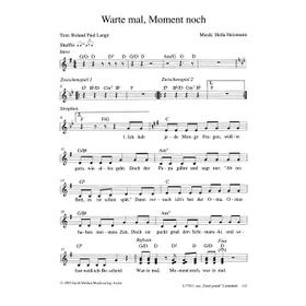 Produktbild des Artikels Warte mal, Moment noch (Noten - Download)