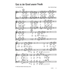 Produktbild des Artikels Gott ist der Grund unserer Freude (Noten - Download)