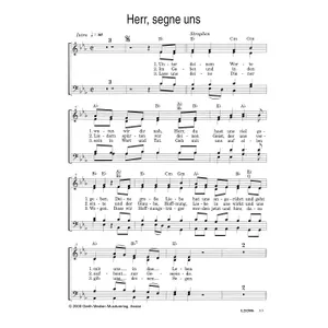 Produktbild des Artikels Herr, segne uns (Noten - Download)