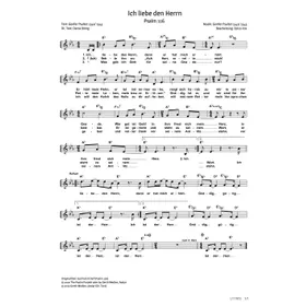 Produktbild des Artikels Ich liebe den Herrn - Psalm 116 (God heb ik lief) (Noten - Download)