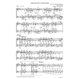 Produktbild des Artikels Lobe den Herrn, meine Seele (Noten - Download)