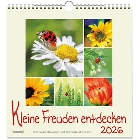 Produktbild des Artikels Kleine Freuden entdecken 2026 - Wandkalender (Kalender - Spiralbindung)