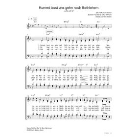 Produktbild des Artikels Kommt, lasst uns gehn nach Bethlehem (Noten - Download)