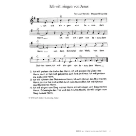 Produktbild des Artikels Ich will singen von Jesus, dem Herrn (Noten - Download)