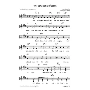 Produktbild des Artikels Wir schauen auf Jesus (Noten - Download)