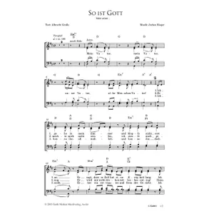 Produktbild des Artikels So ist Gott (Noten - Download)