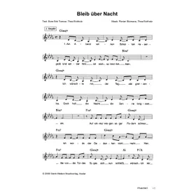 Produktbild des Artikels Bleib über Nacht (Noten - Download)