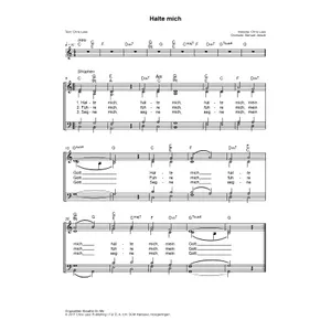 Produktbild des Artikels Halte mich (Noten - Download)