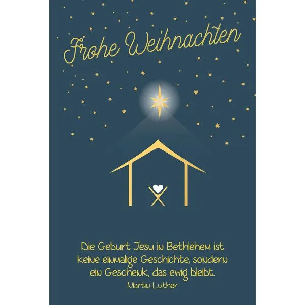 Produktbild des Artikels Postkarten: Frohe Weihnachten, 4 Stück (Schreibwaren)