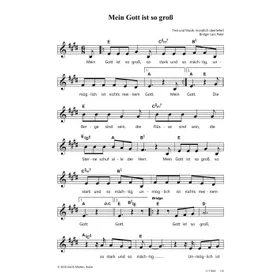 Produktbild des Artikels Mein Gott ist so groß (Noten - Download)