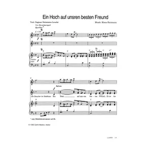 Produktbild des Artikels Ein Hoch auf unsern besten Freund (Noten - Download)