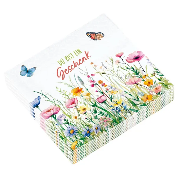 Produktbild des Artikels Servietten "Du bist ein Geschenk" ()