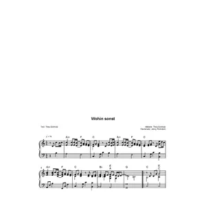 Produktbild des Artikels Wohin sonst (Noten - Download)