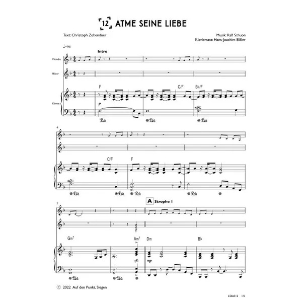 Produktbild des Artikels Atme seine Liebe (Klavier) (Noten - Download)
