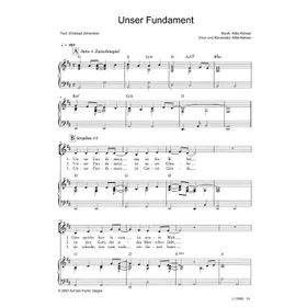 Produktbild des Artikels Unser Fundament (Noten - Download)