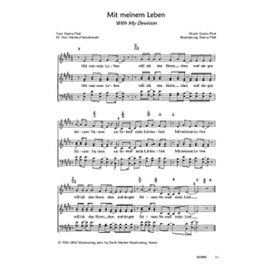 Produktbild des Artikels Mit meinem Leben (Noten - Download)