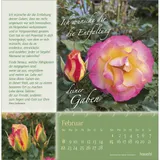 Stimmungsbild zu Rosenduft mit lieben Wünschen 2026 - Postkartenkalender