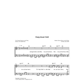 Produktbild des Artikels Ewig treuer Gott (Noten - Download)