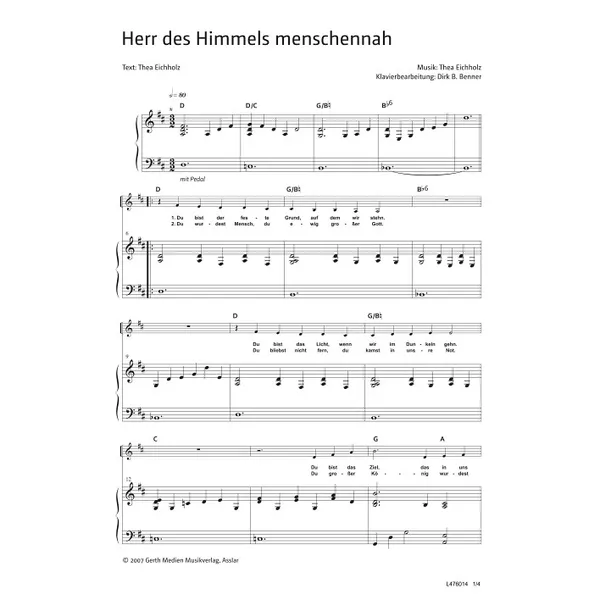 Produktbild des Artikels Herr des Himmels menschennah (Noten - Download)