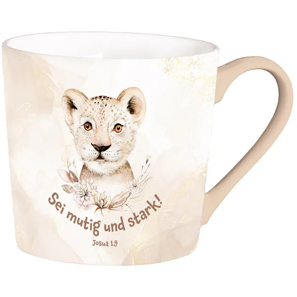 Produktbild des Artikels Tasse "Sei mutig und stark!" ()