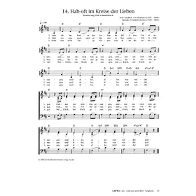 Produktbild des Artikels Hab oft im Kreise der Lieben (Noten - Download)