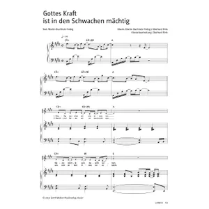 Produktbild des Artikels Gottes Kraft ist in den Schwachen mächtig (Noten - Download)