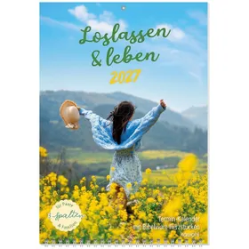 Produktbild des Artikels Loslassen & leben 2027 - Wandkalender (Kalender - Spiralbindung)