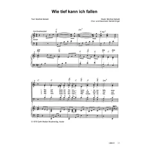 Produktbild des Artikels Wie tief kann ich fallen (Noten - Download)