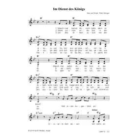 Produktbild des Artikels Im Dienst des Königs (Noten - Download)