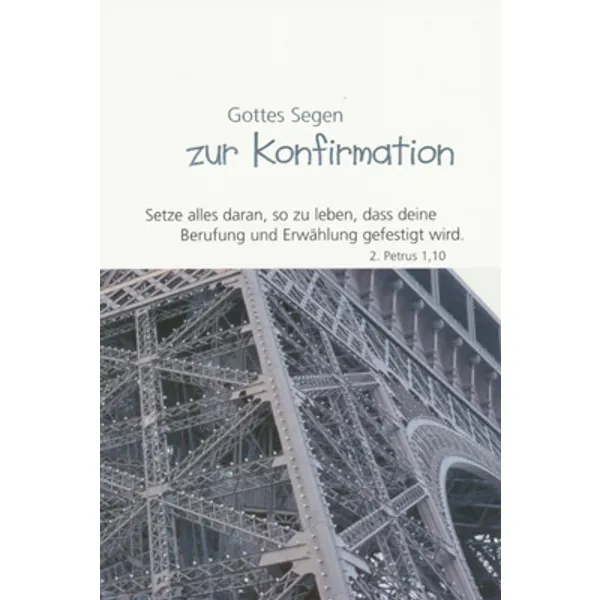 Produktbild des Artikels Faltkartenserie Konfirmation - 5 Stück (Schreibwaren)