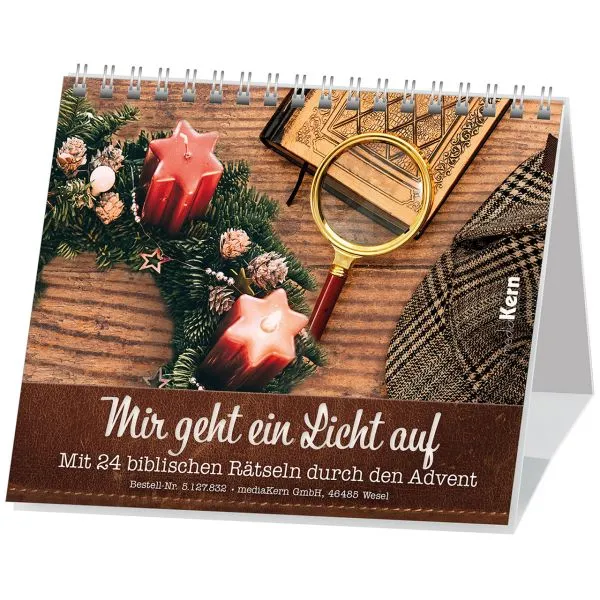 Produktbild des Artikels Mir geht ein Licht auf - Adventskalender (Kalender - Spiralbindung)