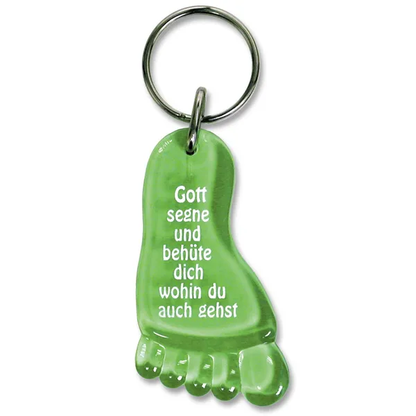 Produktbild des Artikels Schlüsselanhänger "Fuß" - grün ()