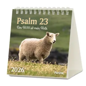 Produktbild des Artikels Psalm 23 - Tischkalender 2026 (Kalender - Spiralbindung)