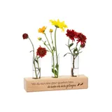 Stimmungsbild zu Vasenständer "Spuren im Sand" mit 3 Glaseinsätzen