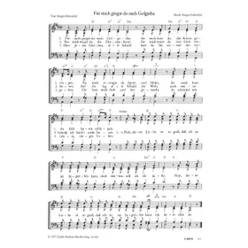 Produktbild des Artikels Für mich gingst du nach Golgatha (Noten - Download)