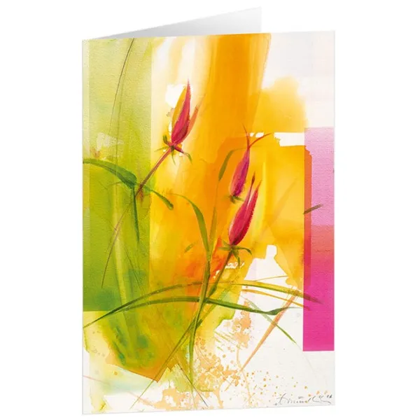 Produktbild des Artikels Kunstkarten "Frühlingserwachen" 5 Stk. (Schreibwaren)
