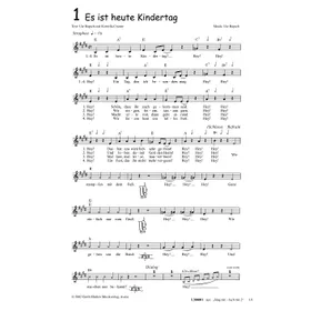 Produktbild des Artikels Es ist heute Kindertag (Noten - Download)